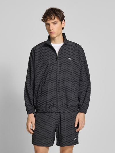 BLKVIS Trainingsjack met labelstitching Zwart - 4