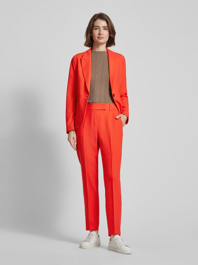 s.Oliver BLACK LABEL Broek in effen design met persplooien Rood - 1