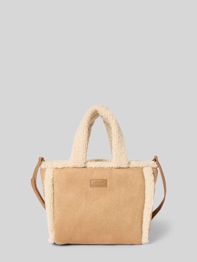 Barts Handbag mit Logo-Patch Modell 'Aedey' Hellbraun 2