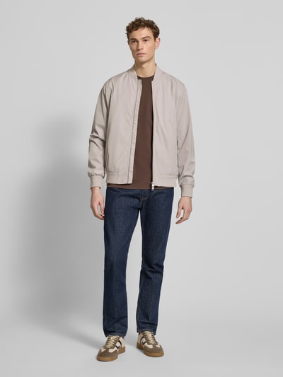 CINQUE Regular fit bomberjack met opstaande kraag model 'Rapid' Beige - 1