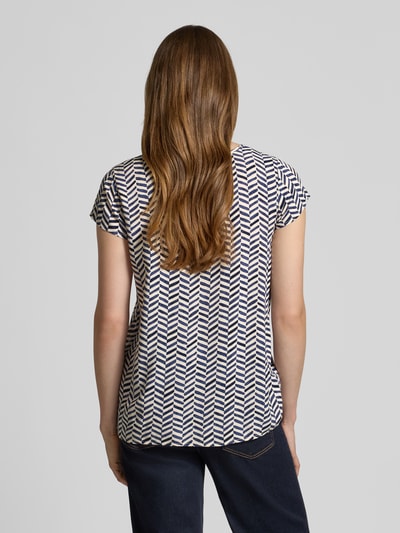 Soyaconcept Bluzka o kroju slim fit z okrągłym dekoltem model ‘SELIA’ Ciemnoniebieski 5