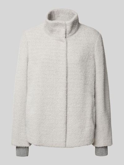 COMMA Jacke mit Kunstfell Hellgrau 2