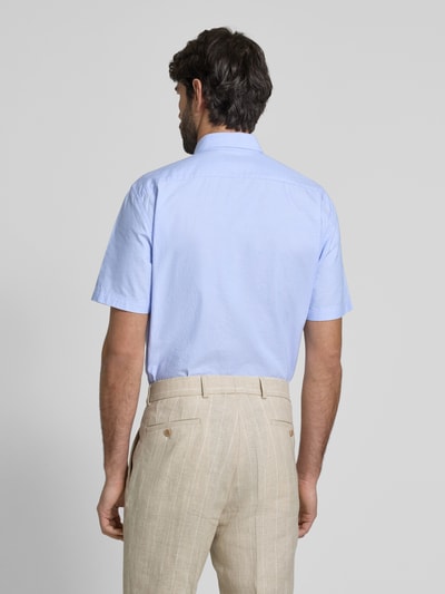 Jake*s Casual Fit Business-Hemd mit 1/2-Arm Bleu 5