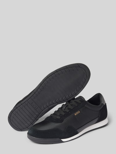 BOSS Sneaker mit Label-Details Modell 'Titanium' Black 4