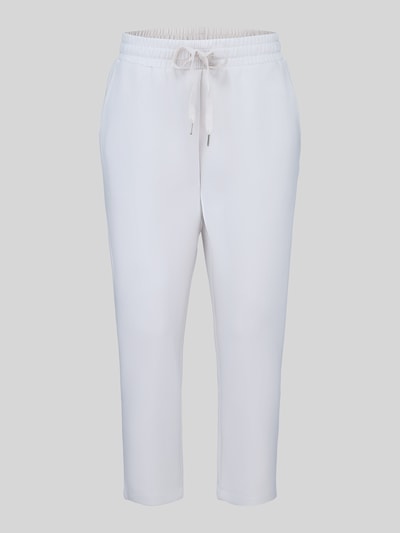 Produktfoto, Sweatpants mit Paspeltaschen am Gesäß von Christian Berg Woman im unifarbenen Design aus Modal-Mix mit elastischem Bund und Tunnelzug
