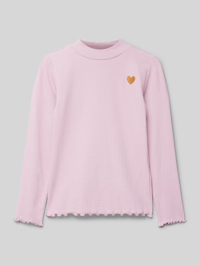 s.Oliver RED LABEL Longsleeve mit Label-Detail Rosa 1