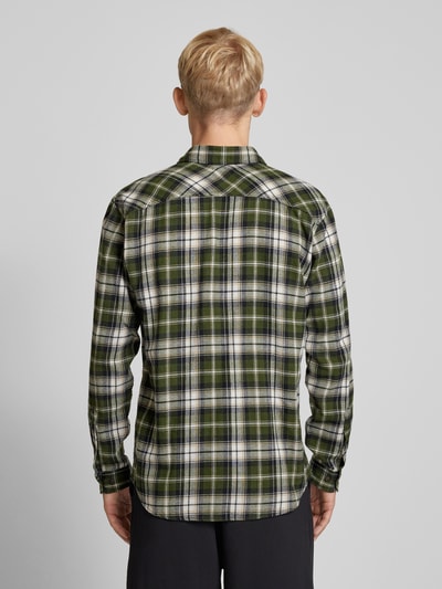 Jack & Jones Regular Fit Freizeithemd mit Kentkragen Modell 'JOSHUA' Dunkelgruen 5