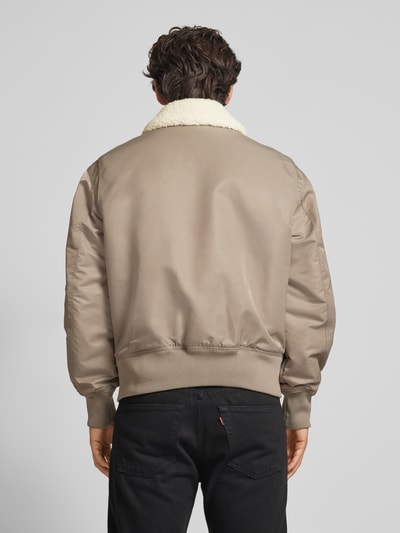 Calvin Klein Jeans Jack met labelprint, model 'AVIATOR' Beige - 5