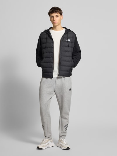 adidas Sportswear Steppjacke mit Kapuze und Logo Black 1