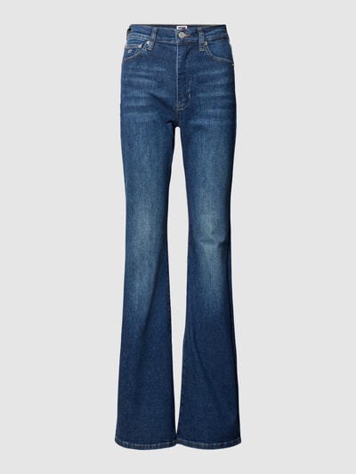 Tommy Jeans Bootcut Jeans mit Logo-Stitching Modell 'SYLVIA' Jeansblau 2