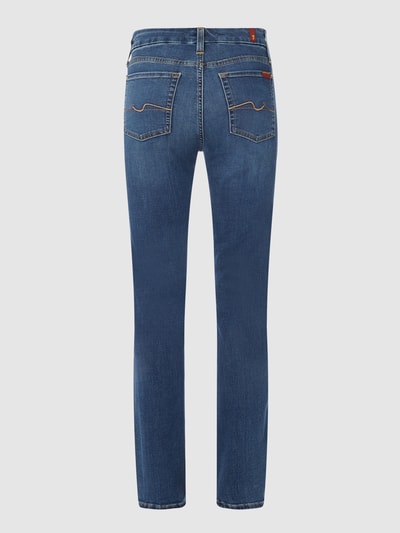 7 For All Mankind Straight Fit Jeans mit Stretch-Anteil Modell 'Kimmie' Blau 4