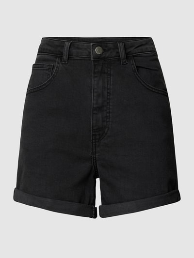 Review High Waist Jeansshorts mit Stretch-Anteil Anthrazit 2