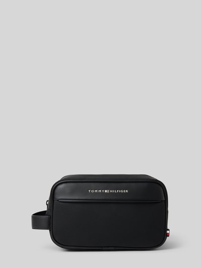Tommy Hilfiger Toilettas met labelprint Zwart - 1