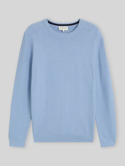 Tom Tailor Regular fit pullover met crew neck kraag Blauw - 2