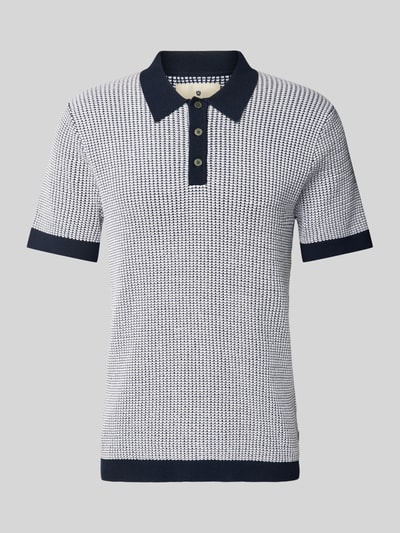 Jack & Jones Premium Regular Fit Poloshirt mit Label-Detail Modell 'SANDER' Dunkelblau 2