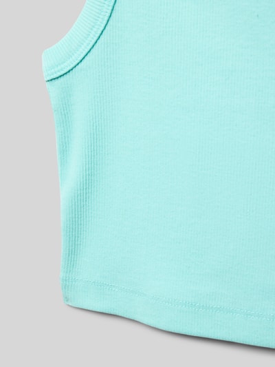 s.Oliver RED LABEL Slim Fit Tank Top mit Cut Outs Aqua 2