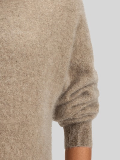 BOSS Relaxed Fit Strickpullover aus reinem Kaschmir Modell 'FROVINA' Beige 3