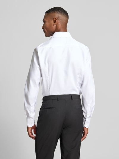BOSS Koszula biznesowa o kroju slim fit z bardzo długim rękawem Biały 5