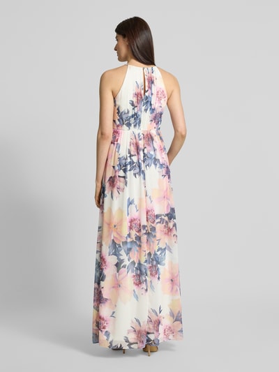 Jake*s Cocktail Abendkleid mit gelegten Falten Ecru 5