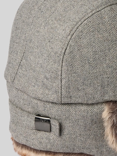 Barts Mütze mit Ohrenklappen Modell 'KAMIKAZE' Mittelgrau 2