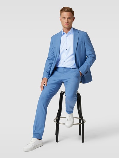 Jake*s Modern Fit Regular Fit Premiumhemd mit Kentkragen Hellblau 1