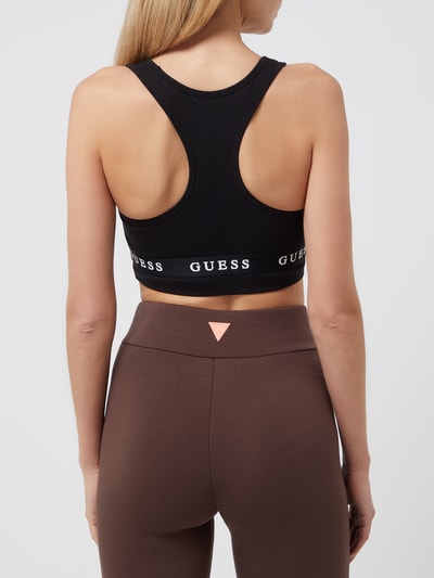 Guess Activewear Bustier mit Logo-Bund  Black 5