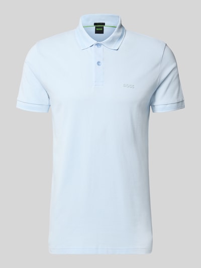 BOSS Green Regular Fit Poloshirt aus reiner Baumwolle Modell 'PIO' Aqua 2