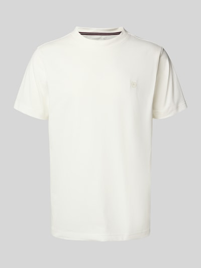 Lerros T-Shirt mit Label-Detail Offwhite 2