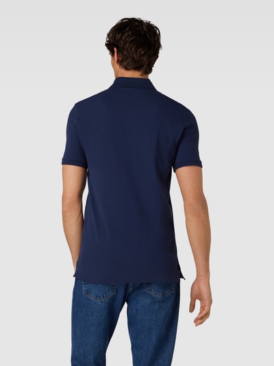 Polo Ralph Lauren Tailored fit poloshirt met labelstitching Marineblauw - 5