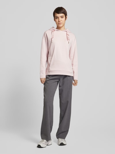 JOOP! Hoodie met labelstitching Roze - 1