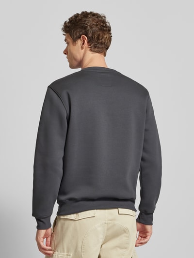 Alpha Industries 'BASIC SWEATER' mit Logo-Print  Dunkelgrau 5