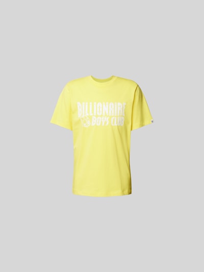 Billionaire Boys Club T-Shirt mit Label-Print Gelb 2