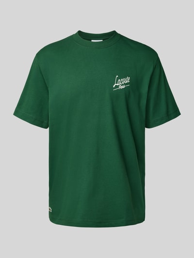 Lacoste Regular Fit T-Shirt aus reiner Baumwolle Dunkelgruen 2
