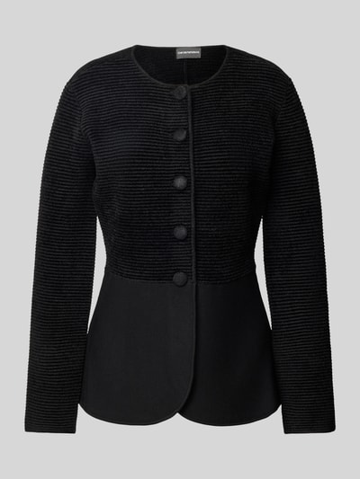 Emporio Armani Blazer met structuurmotief Zwart - 2