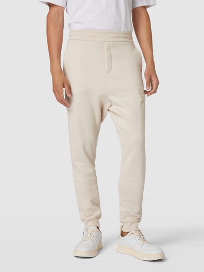 AlphaTauri Sweatpants met cargozak, model 'PEOVA' Steengrijs - 4