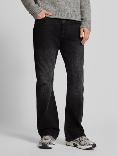 Only & Sons Bootcut Jeans aus reiner Baumwolle Modell 'GIBB' Dunkelgrau 4