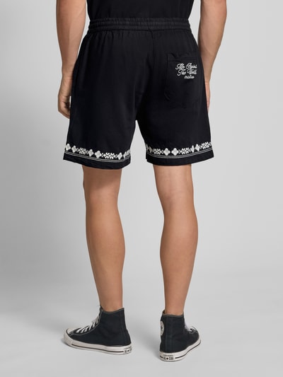 Review X MATW Review X MATW - korte broek met stitching en elastische band Zwart - 5