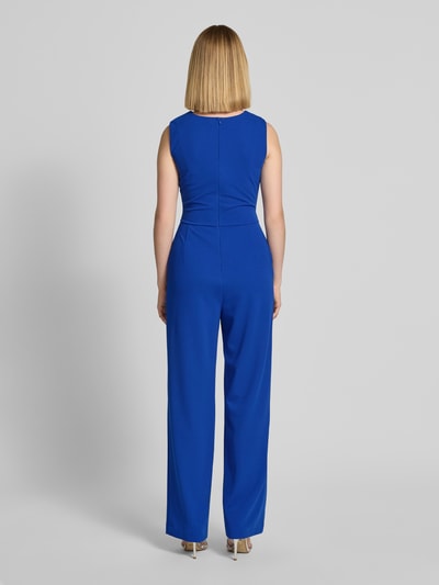 Swing Jumpsuit met ronde hals Koningsblauw - 5