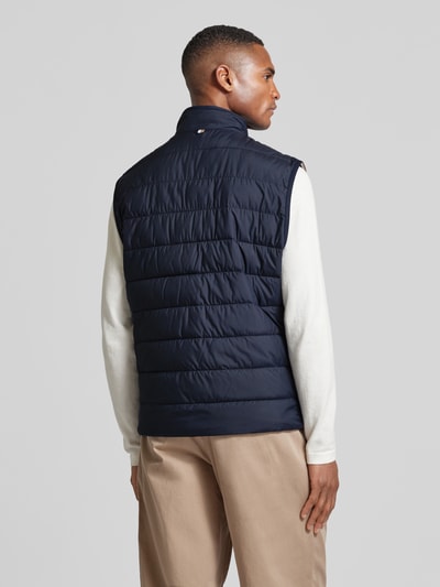 BOSS Bodywarmer met labelprint, model 'Cenito' Marineblauw - 5