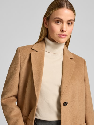 Jake*s Collection Regular Fit Rollkragenpullover in Strick-Optik Ecru 3