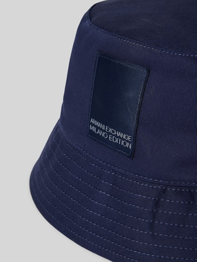 ARMANI EXCHANGE Bucket Hat mit Label-Badge Marine 2