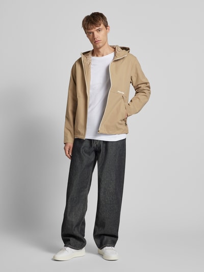 Jack & Jones Jacke mit Kapuze Modell 'ADAM' Beige 1