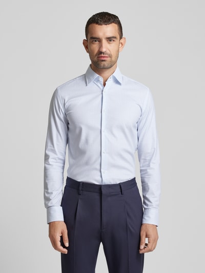 BOSS Slim fit zakelijk overhemd met kentkraag, model 'Hank' Wit - 4