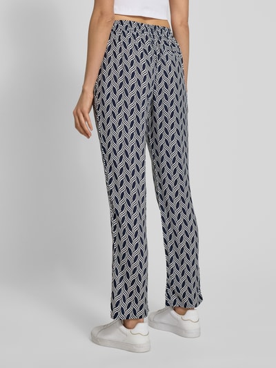 ZABAIONE Stoffhose mit elastischem Bund Marine 5