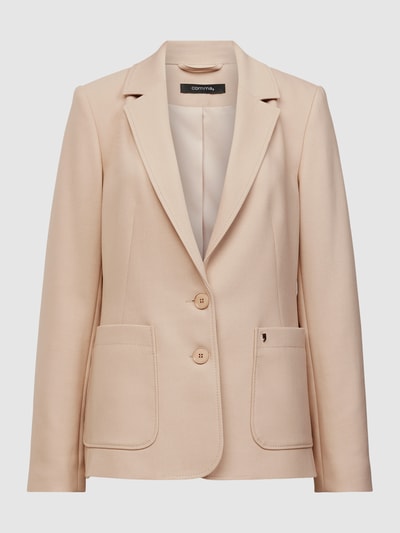 comma Blazer mit Reverskragen Sand 2