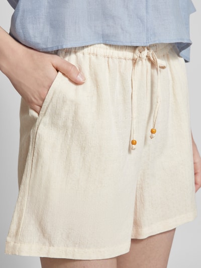 Vero Moda Shorts mit elastischem Bund Modell 'MICHELLE' Beige 3