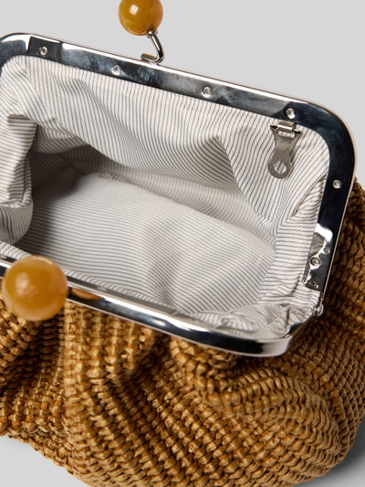 Weekend Max Mara Clutch aus Baumwoll-Mix Modell 'PALMAS' Camel 5