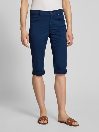 Angels Slim fit capribroek in 5-pocketmodel, model 'Turn up' Marineblauw - 4