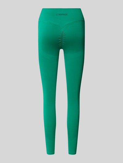 Stronger Skinny fit legging met brede elastische band Grasgroen - 3