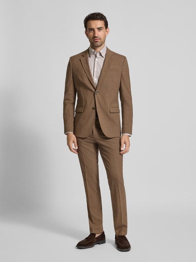 HUGO Extra Slim Fit 2-Knopf-Sakko mit Schurwoll-Anteil Modell 'Arti' Mittelbraun 1